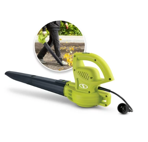 Sun Joe All-Purpose Electric Leaf Blower, 6-Amp, 155-MPH, 260-CFM (Green)