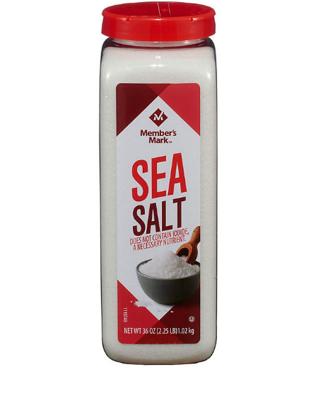 Member's Mark Sea Salt (36 oz.)(2 pk)