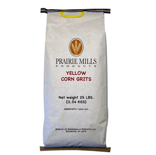 Prairie Mills Yellow Corn Grits (25 lbs.)