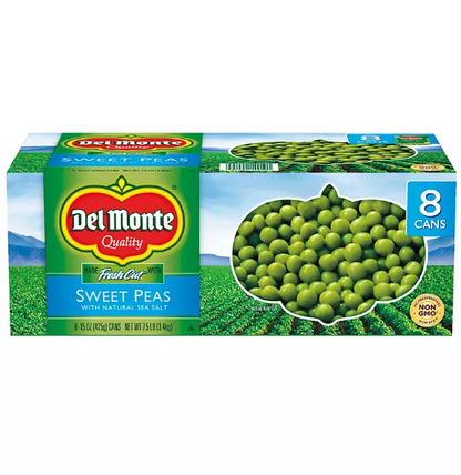 Del Monte Fresh Cut Sweet Peas (15 oz., 8 pk.)