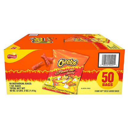 Cheetos Flamin' Hot Crunchy (1 oz., 50 pk.)