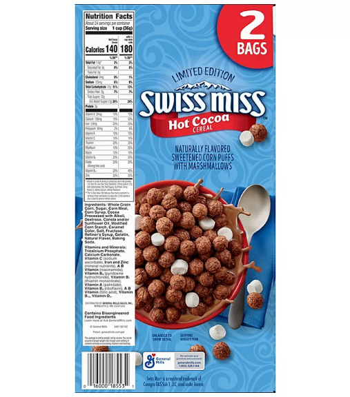 Swiss Miss Cocoa Puffs Hot Cocoa Cereal (2 pk.)