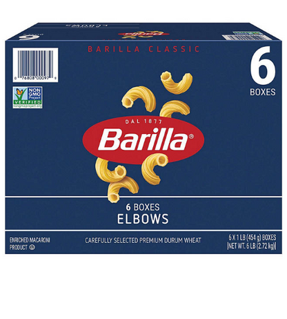 Barilla Elbow Pasta (1lb., 6 pk.)