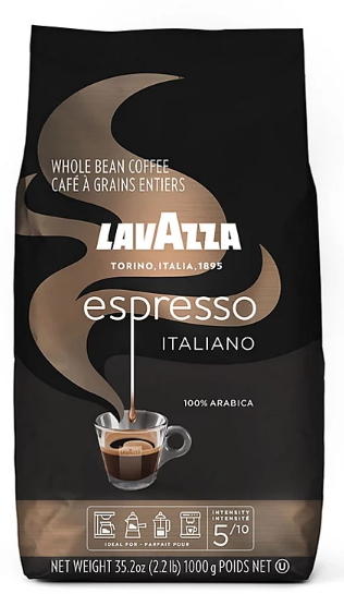 Lavazza Caffe Espresso Whole Bean Coffee, Medium Roast (35.2 oz.)