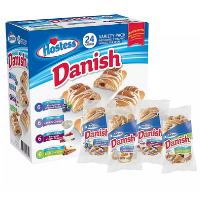 Hostess Danish Claw Variety Pack (24 ct.)