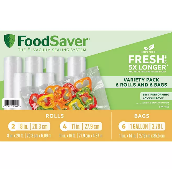 FoodSaver Roll Combo Pack