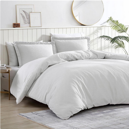 Brielle Home Pierce Waffle Comforter Set (Various Sizes and Colors)