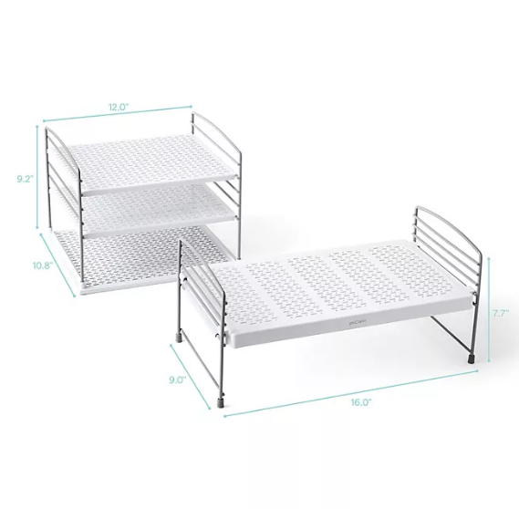 YouCopia Cabinet Shelf Organizer 2-Piece Set