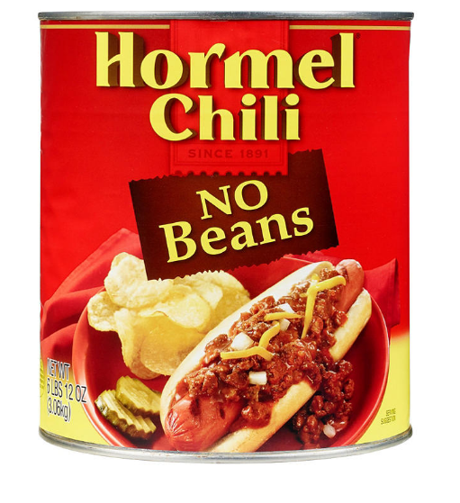 Hormel Chili No Beans (108 oz.)