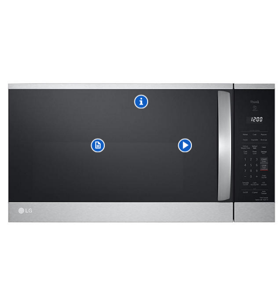 LG 1.8 Cu. Ft. Smart Over The Range Microwave