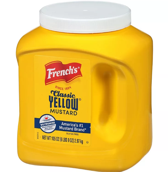 French's 100% Natural Classic Yellow Mustard (105 oz.)