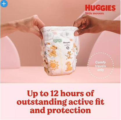 Huggies Little Movers Perfect Fitting Diapers (Sizes: 3-7)