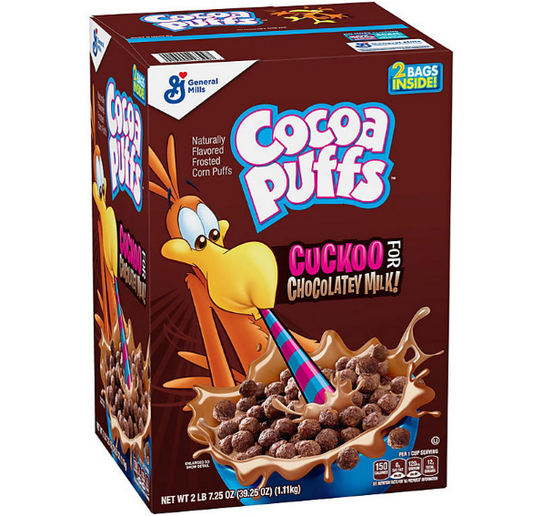 Cocoa Puffs Chocolate Breakfast Cereal (39.25 oz., 2 pk.)