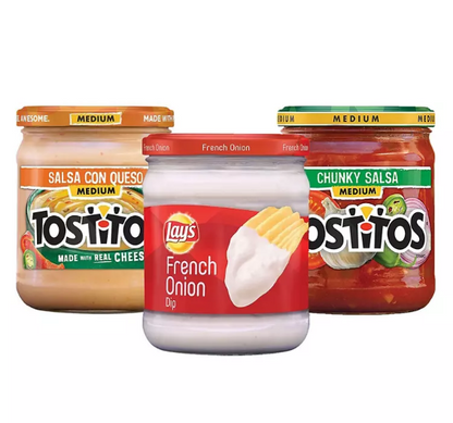 Tostitos Salsa and Lay's Dip Variety Pack (15.5 oz., 3 pk.)