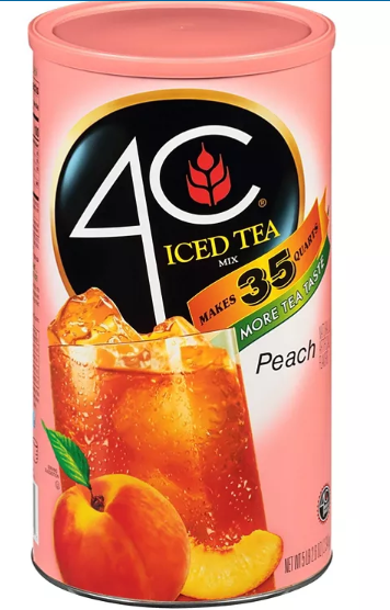 4C 35 QT Peach Iced Tea Mix (82.6 oz.)