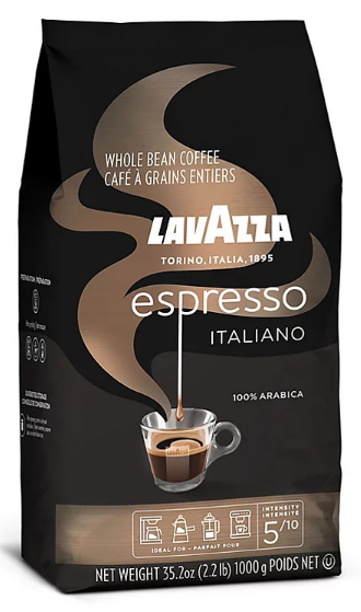 Lavazza Caffe Espresso Whole Bean Coffee, Medium Roast (35.2 oz.)