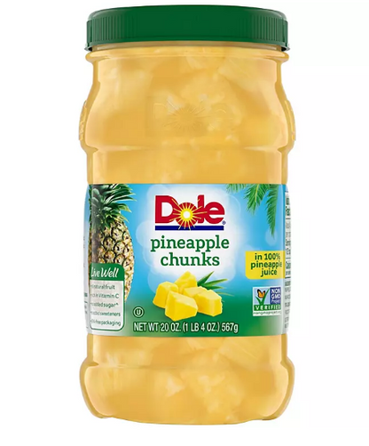 Dole Pineapple Chunks (20 oz., 4 ct.)