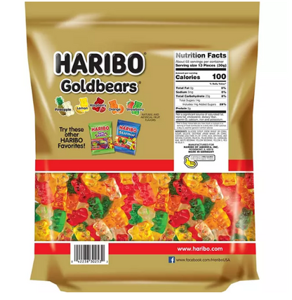 Haribo Gold-Bears Gummi Bear Candy (72 oz.)