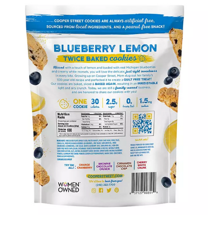 Cooper Street Blueberry Lemon Cookies (18 oz.)