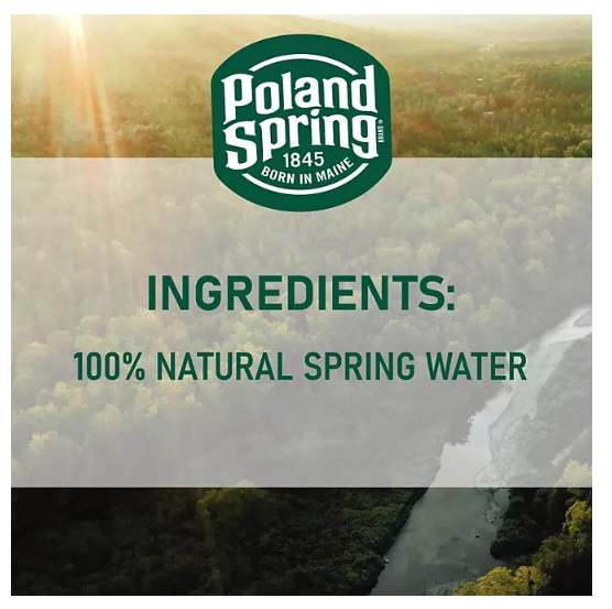 Poland Spring 100% Natural Spring Water (20 oz., 28 pk.)