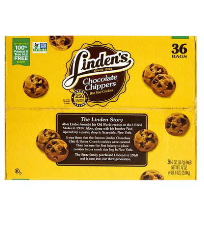 Linden's Mini Chocolate Chippers (2.0 oz., 36 pk.)