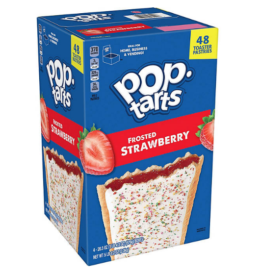 Pop-Tarts, Frosted Strawberry (48 ct.)