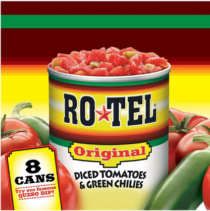 Ro-Tel Diced Tomatoes & Green Chilies (10 oz., 8 ct.)