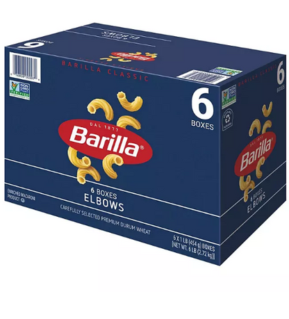 Barilla Elbow Pasta (1lb., 6 pk.)