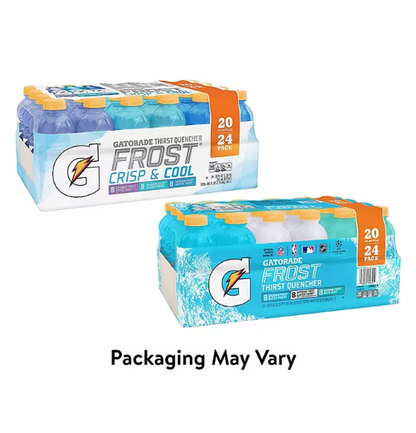 Gatorade Frost Thirst Quencher, Variety Pack (20 fl. oz., 24 pk.)