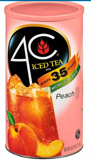 4C 35 QT Peach Iced Tea Mix (82.6 oz.)