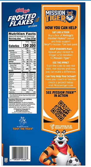 Kellogg's Frosted Flakes Cereal (55 oz.)