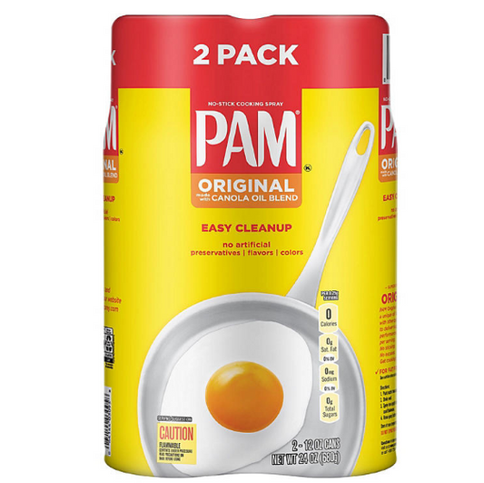 PAM Original Cooking Spray (12 oz., 2 pk.)