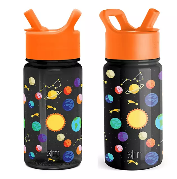 Simple Modern Kids 16-oz. Tritan Summit & 14 oz. Stainless Steel Summit with Straw Lid, 2 Pack