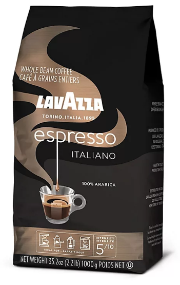 Lavazza Caffe Espresso Whole Bean Coffee, Medium Roast (35.2 oz.)