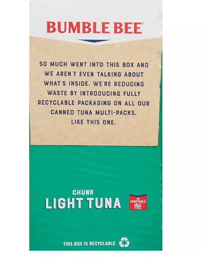 Bumble Bee Chunk Light Tuna in Oil (5 oz., 10 ct.)(2 PK)