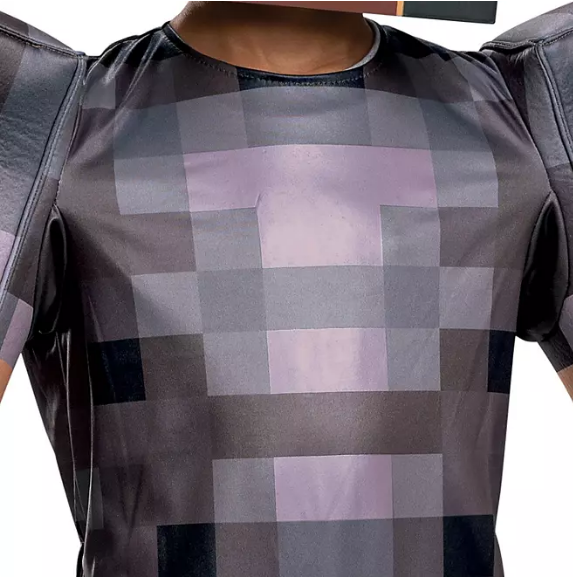 Disguise Boys' Minecraft Steve In Netherite Armor Deluxe Costume (Assorted Sizes)