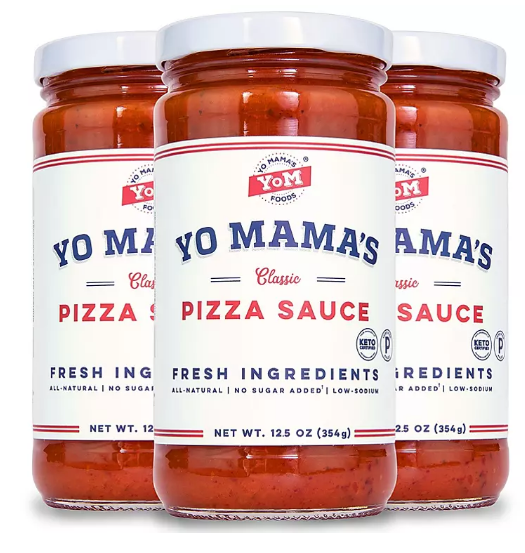 Yo Mama's Foods Low-Carb Pizza Sauce (12.5 oz., 3 pk.)