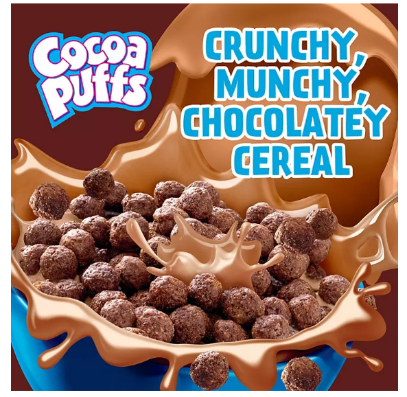 Cocoa Puffs Chocolate Breakfast Cereal (39.25 oz., 2 pk.)