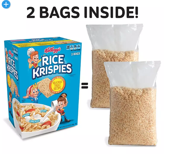 Kellogg's Rice Krispies Breakfast Cereal (42 oz., 2 pk.)