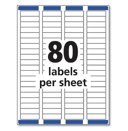 Avery Easy Peel Address Labels w/ Sure Feed Technology, Laser Printers, White, 100 Sheets/Box