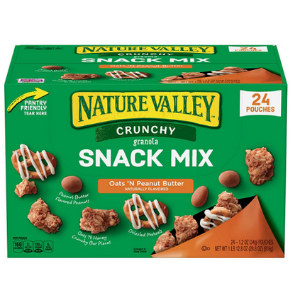 Nature Valley Crunchy Granola Snack Mix Oats 'N Peanut Butter (1.2oz / 24pk)