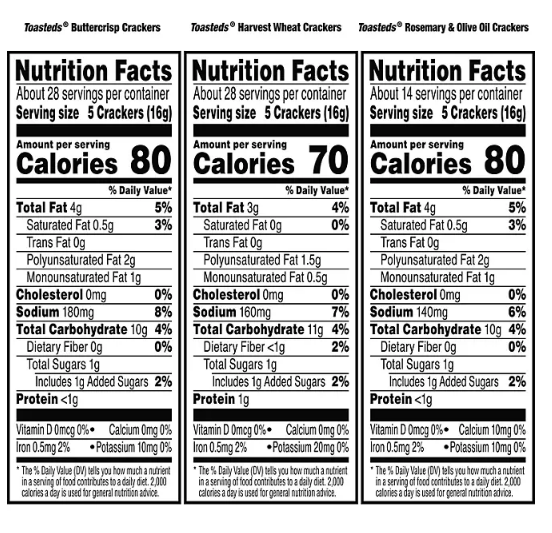 Kellogg's Toasteds Crackers Variety Pack (40 oz.)