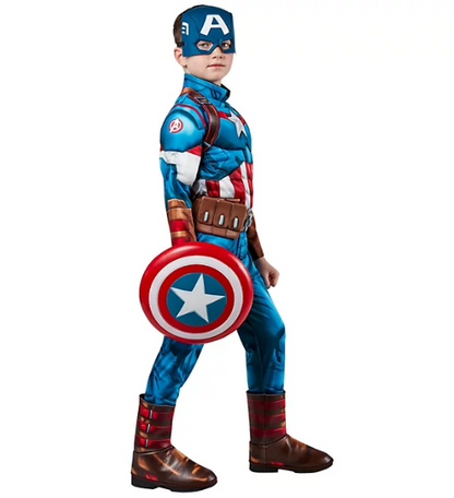 Rubies Child Captain America Halloween Costume