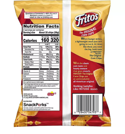 Fritos Original Corn Chips (2 oz., 64 ct.)