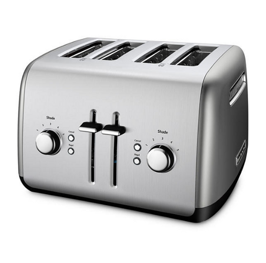 KitchenAid 4-Slice Toaster with Manual High-Lift Lever (Assorted Colors)