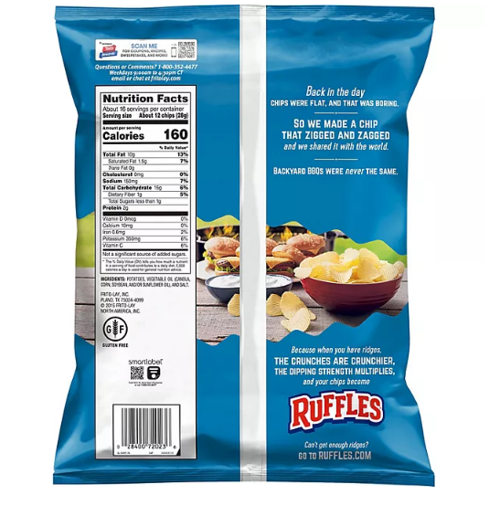 Ruffles Potato Chips Original (15.625 oz.)(2 PK)