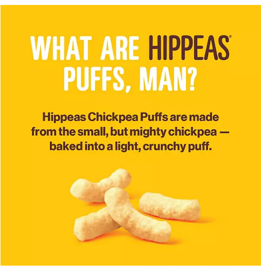 Hippeas Vegan White Cheddar Puffs (14 oz.)