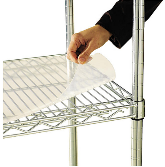 Alera 48" x 18" Shelf Liners for Wire Shelving Units - Clear (4-pack)