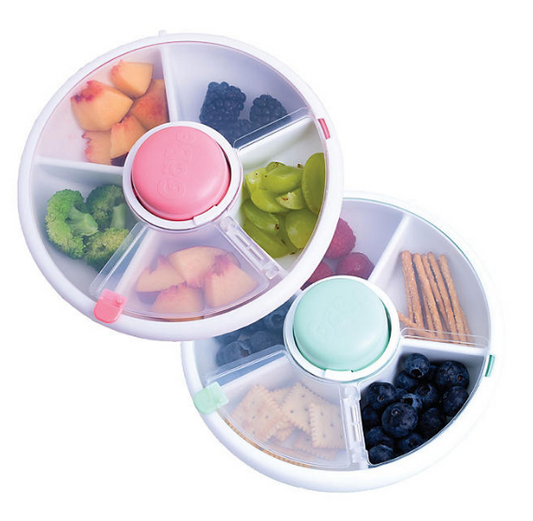 GoBe Kids Original Snack Spinner, 2-Pack (Assorted Color)