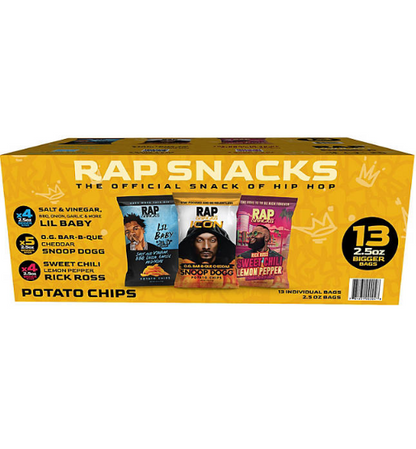 Rap Snacks Gold Variety Pack Chips (2.5 oz., 13 ct.)